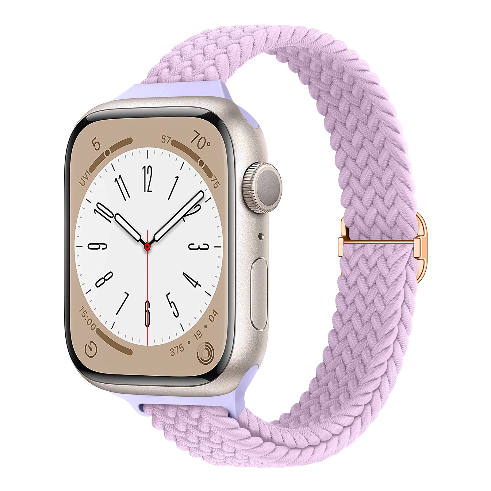 Solo Loop Strap - Gevlochten single apple watch band 40mm