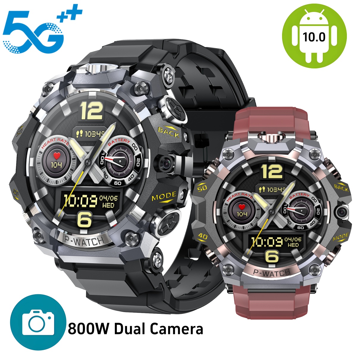 Smartwatch Id - Q668 Smartwatch Android 10.0 1.95 inch