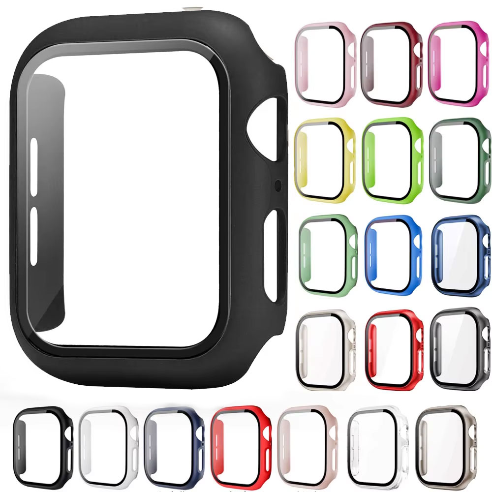 Smartwatch Case - Gehard glas Screen Protector Case Cover