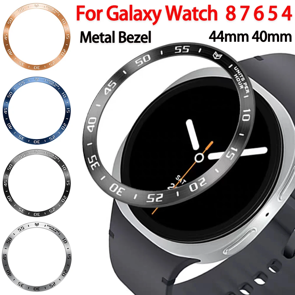 Accessories For Galaxy Watch 5 - Metalen bezelring voor Samsung Galaxy Watch