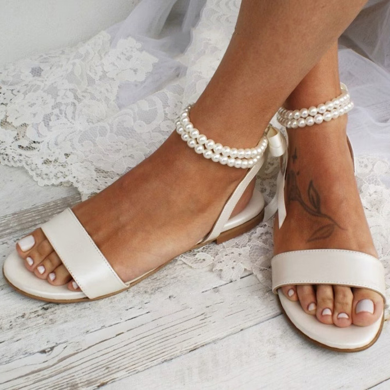 Leather Classic Strap - Europese en Amerikaanse nieuwe zomer platte