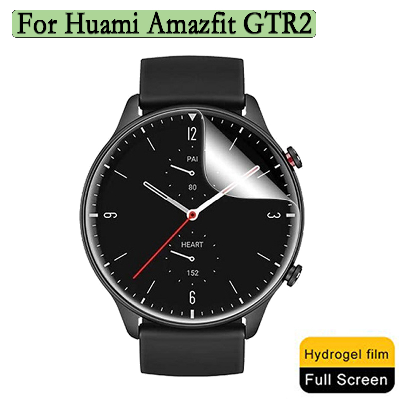 Smartwatch Icon - 3/6 Stuks Ultra-Dunne Transparante Hydrogel Film