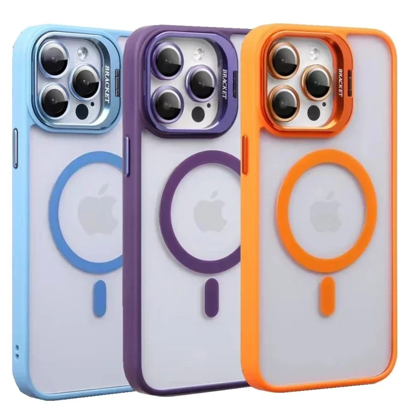 Magnetic Charging Stand - Modieuze ringstandaardhoes voor Magsafe voor iPhone