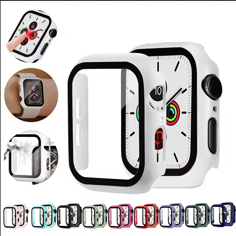 Smartwatch Case - Gehard glas + hoesje voor Apple