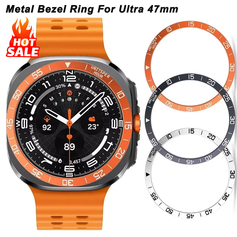 Samsung Smartwatch Ultra Accessories - Metalen Cover Bezel Ring Case voor
