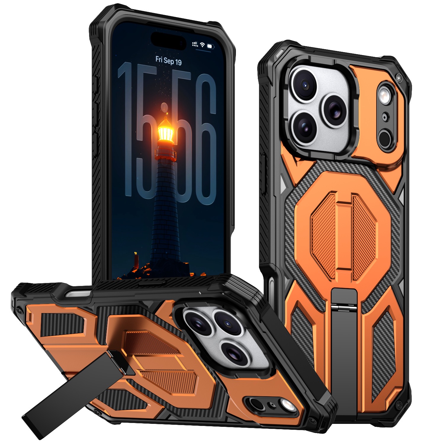Magnetic Charging Stand - Armor Case voor iPhone 18 17