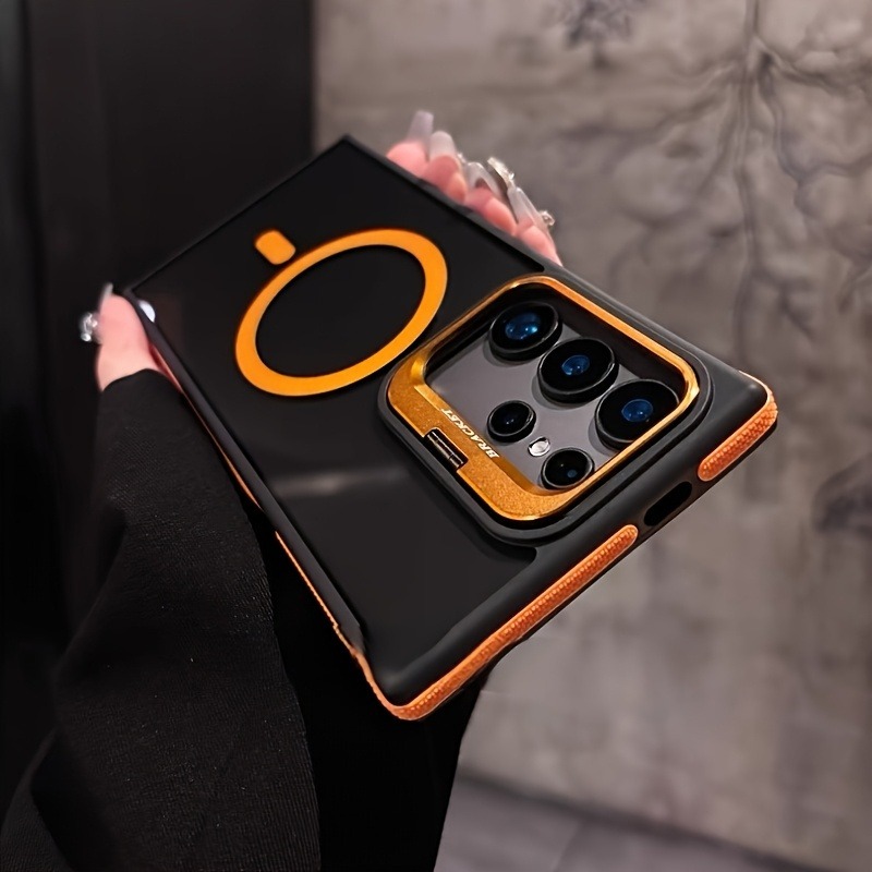 Magnetic Charging Stand - Luxe Magnetische Metalen Lensstandaard Transparante Case