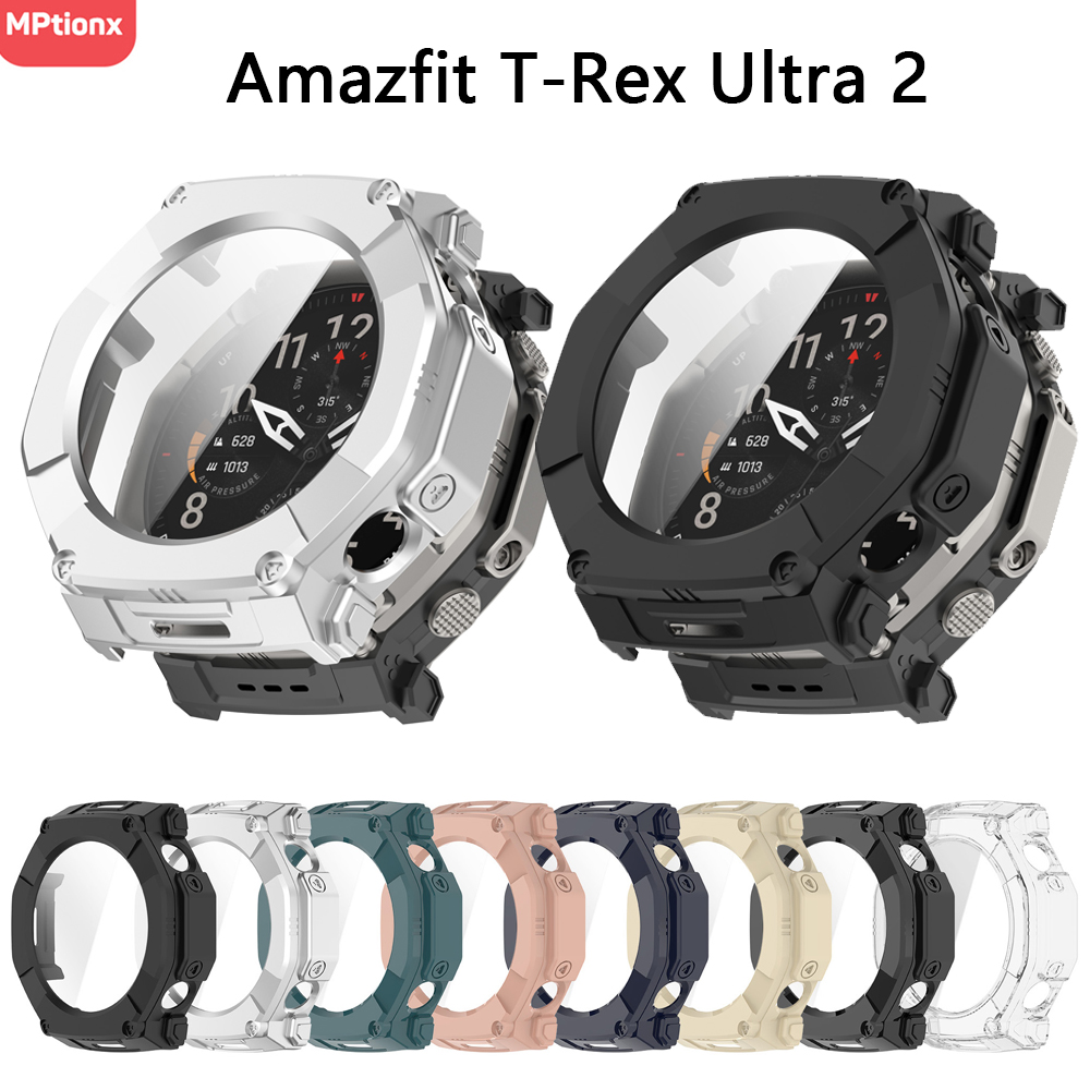 Amazfit Smartwatch Accessories - PC Case + Glas Voor Amazfit