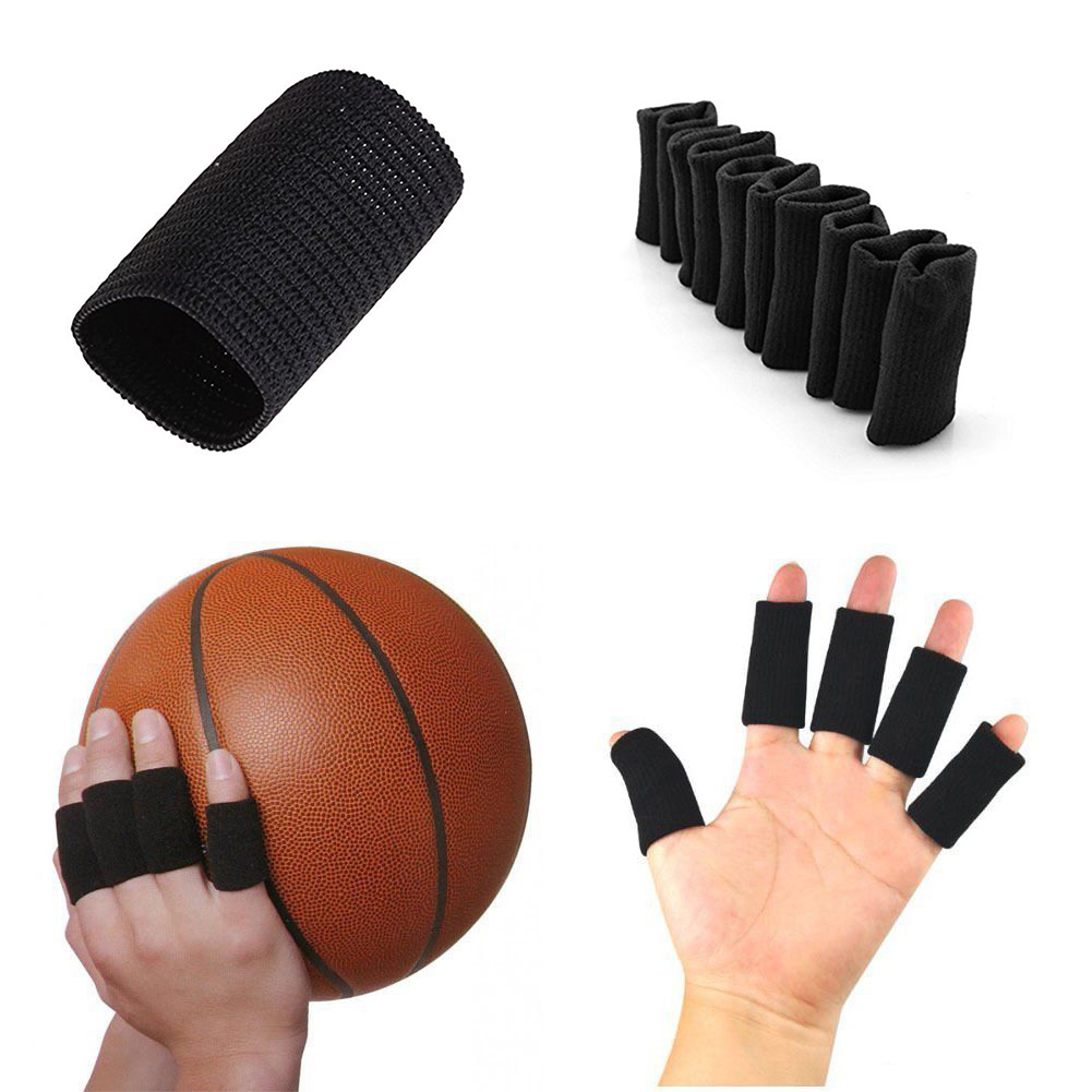 Milanaise Mesh Band - 10 stuks basketbal elastische vingerbeschermer rekbare