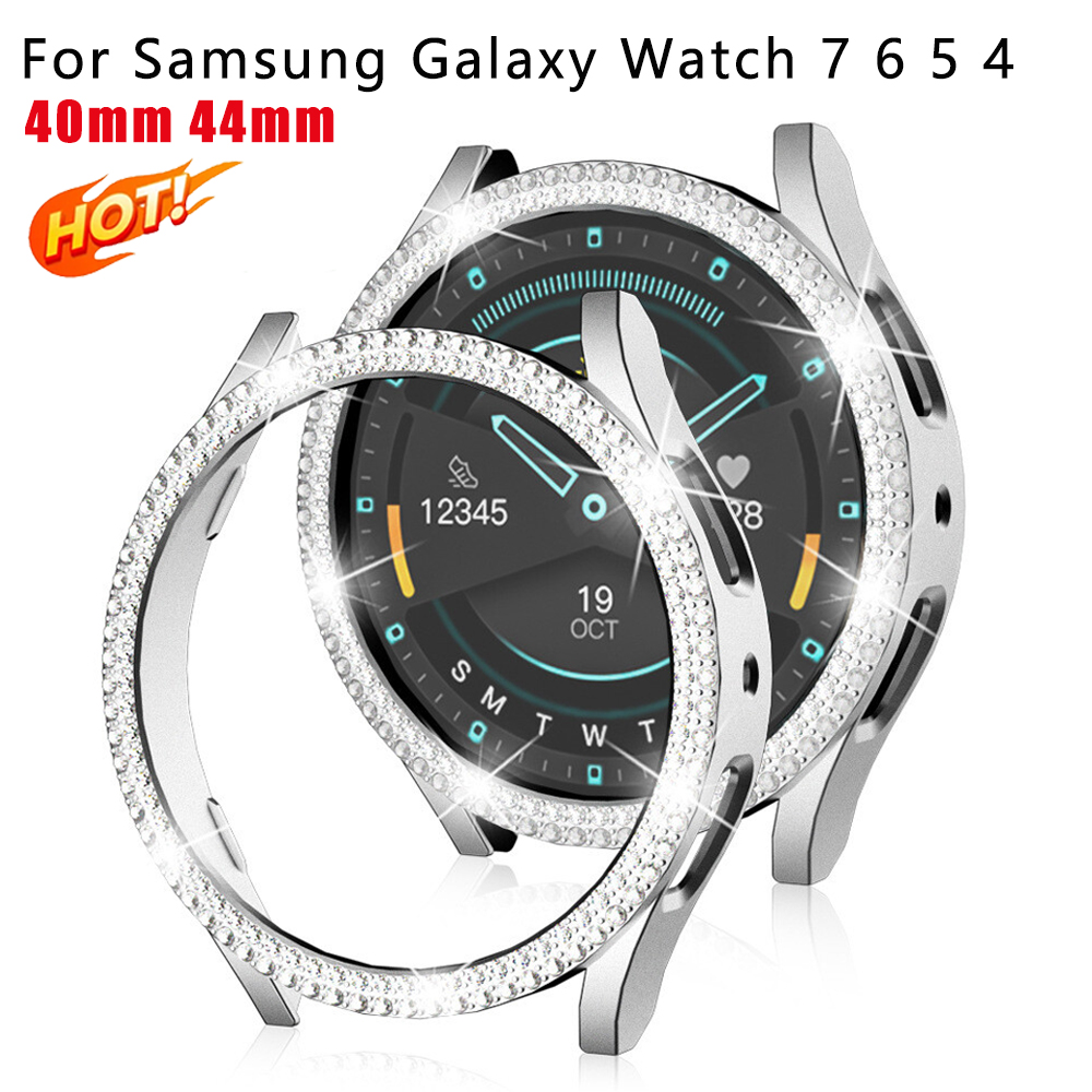 Accessories For Galaxy Watch 5 - Bling Diamond Case voor Samsung Galaxy