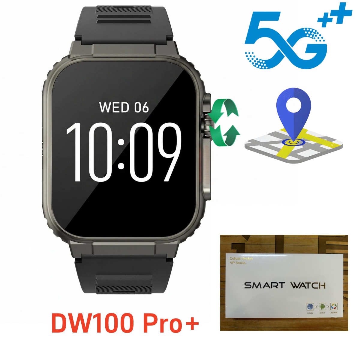 DW100 Pro plus Touch ID Smartw - Smartwatch Id recensie en prijs