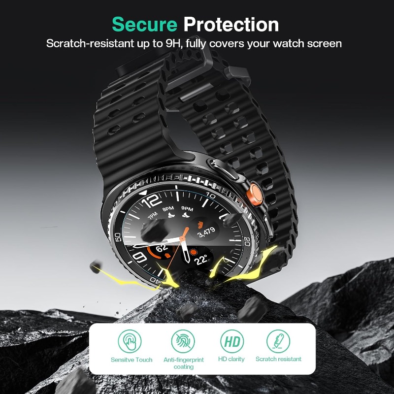 2 STUKS Gehard Glas Voor Samsu - Samsung Smartwatch Ultra Accessories recensie en prijs