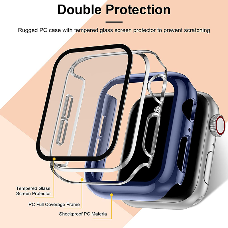 Gehard glas + cover voor Apple - Smartwatch Icon recensie en prijs