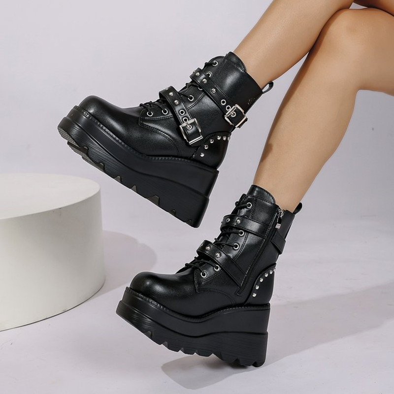 Vrouwen Leren Enkellaarsjes Vr - Leather Classic Strap recensie en prijs