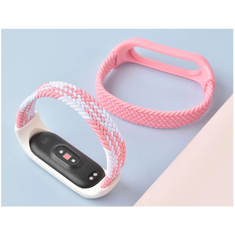 Horlogeband voor xiaomi Mi ban - Solo Loop Strap recensie en prijs