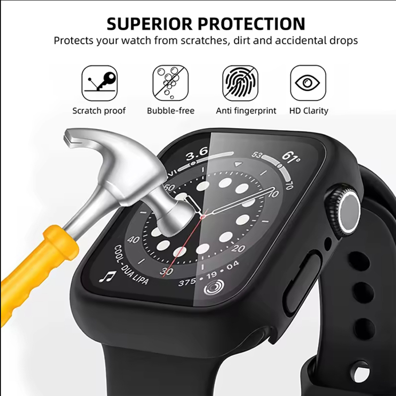 Gehard glas + hoesje voor Appl - Smartwatch Case recensie en prijs