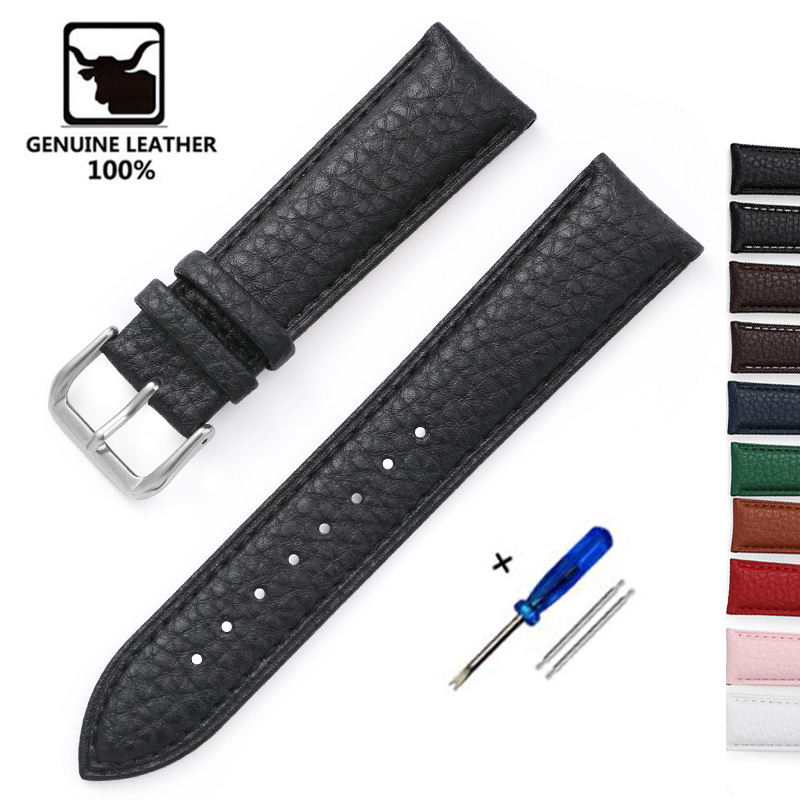 Litchi Patroon Zacht Lederen H - Nylon Nato Strap recensie en prijs