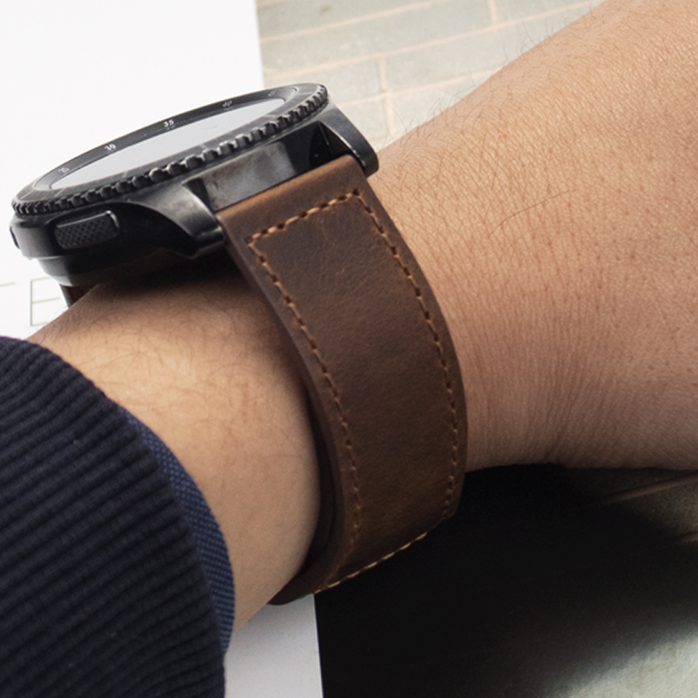 20Mm 22Mm Echt Lederen Horloge - Smartwatch Accessories Shop recensie en prijs
