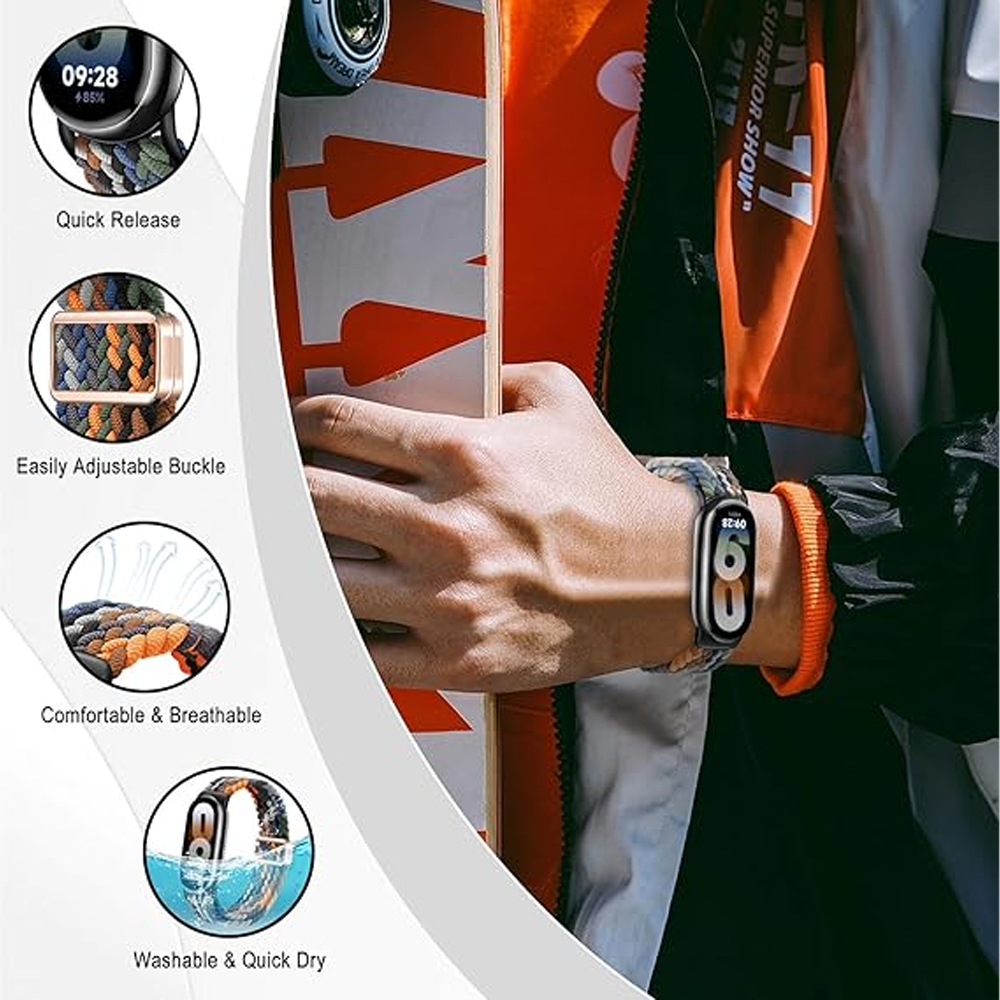Bandjes voor Xiaomi Mi Band 10 - Solo Loop Strap recensie en prijs