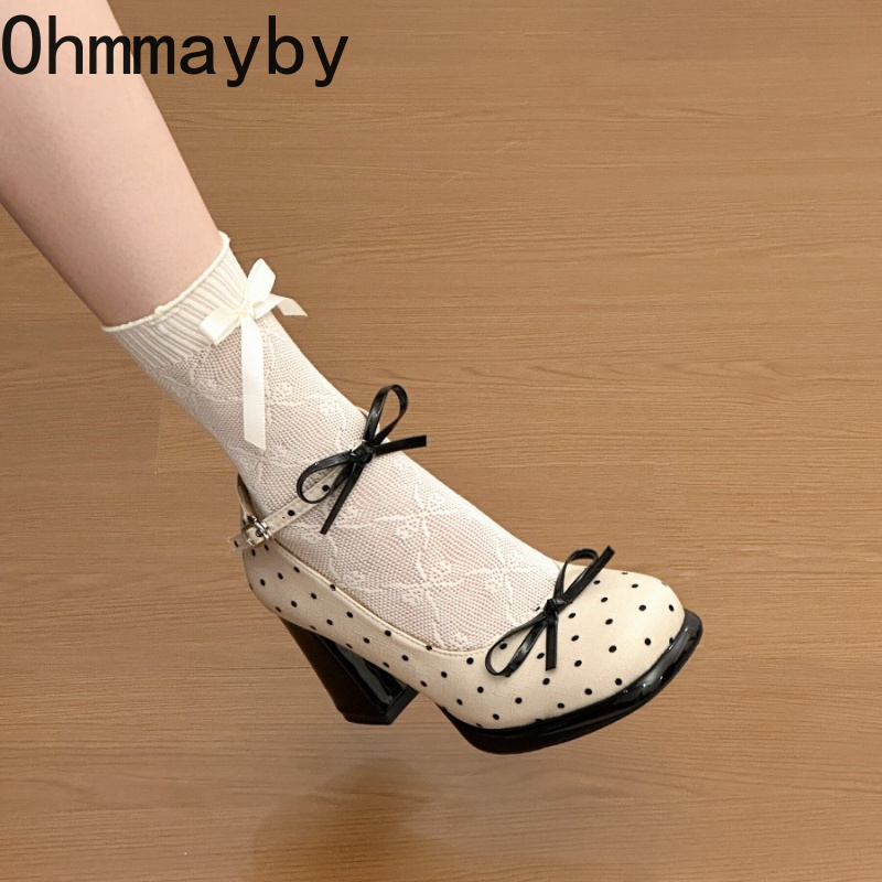 Platform Dikke Hak Dames Mary  - Leather Classic Strap recensie en prijs