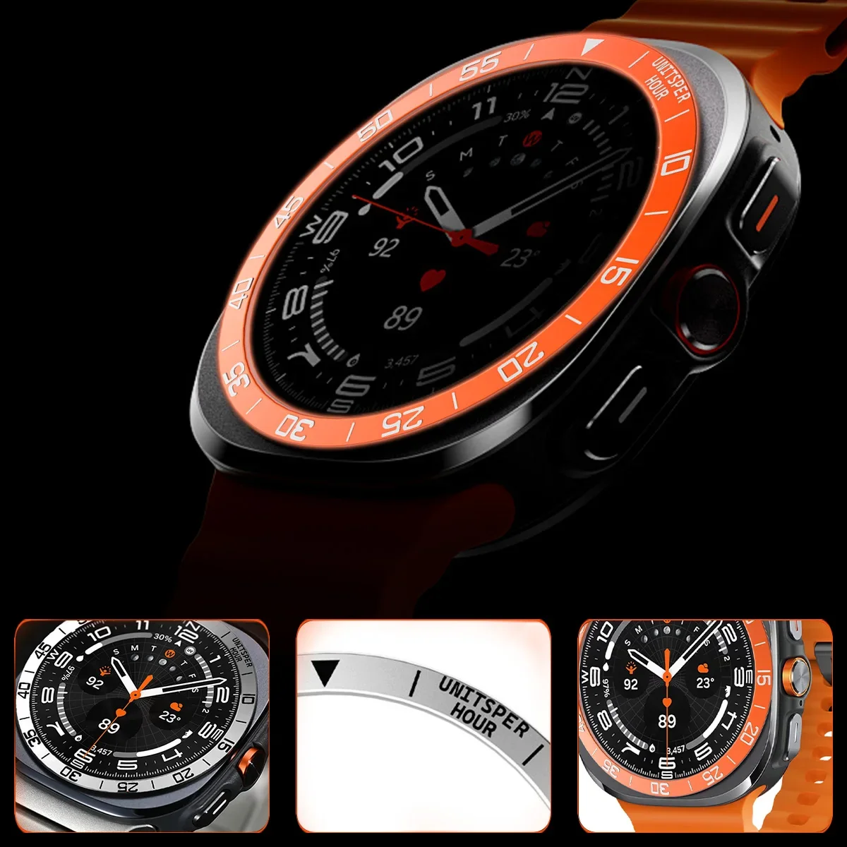 Metalen Cover Bezel Ring Case  - Samsung Smartwatch Ultra Accessories recensie en prijs