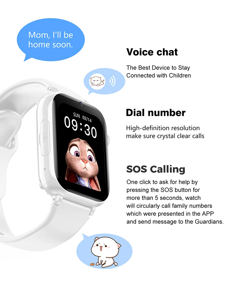 2025 Smart Watch Kinderen LBS  - Smartwatch Id recensie en prijs
