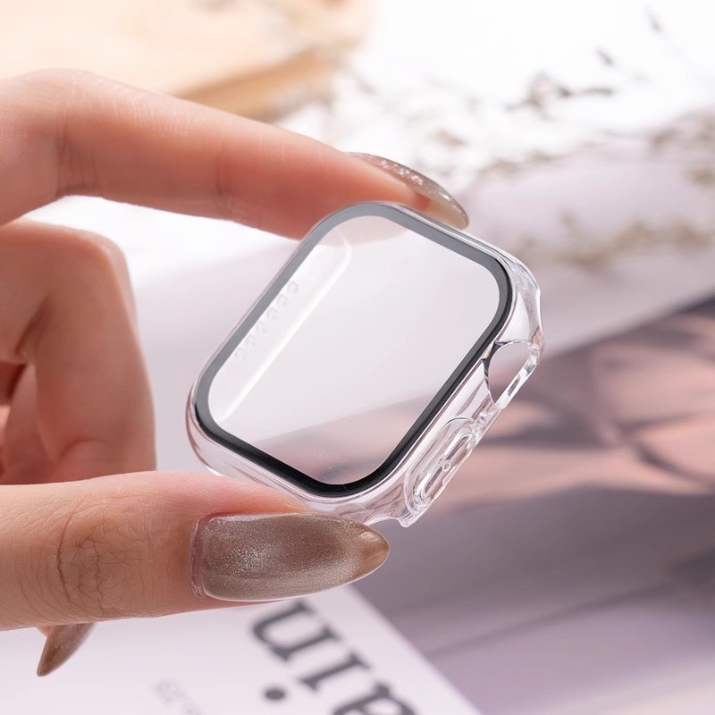 3pack Glas + cover Voor Apple  - Smartwatch Icon recensie en prijs