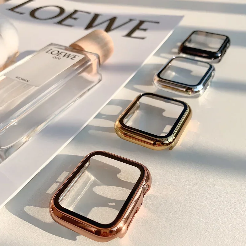 Glazen + Hoes Voor Apple Watch - Smartwatch Icon recensie en prijs