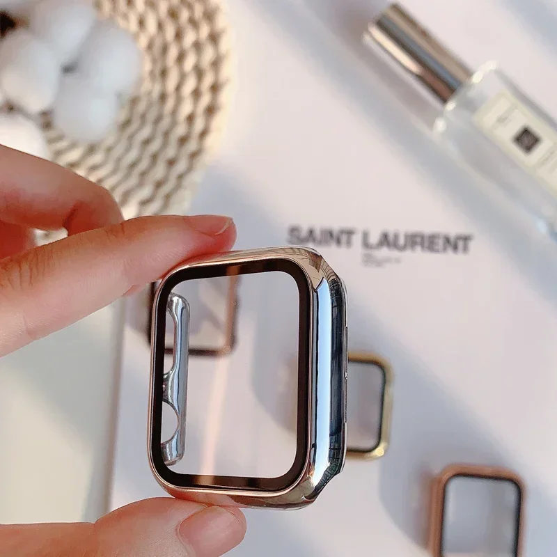 Glazen + Hoes Voor Apple Watch - Smartwatch Icon recensie en prijs