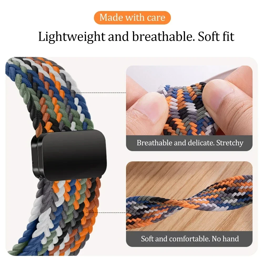 Gevlochten Solo Loop 22 mm voo - Solo Loop Strap recensie en prijs
