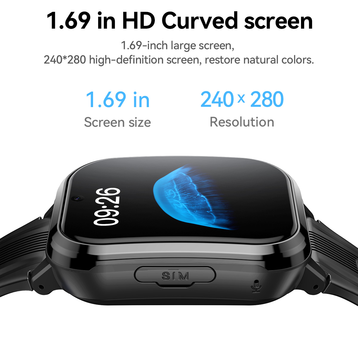 HOCO Y108 1.69 inch HD LCD geb - Smartwatch Id recensie en prijs