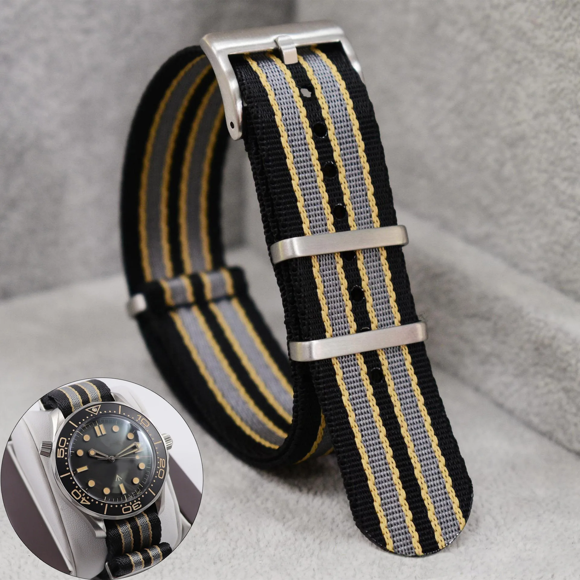 20 mm nylon horlogeband voor O - Nylon Nato Strap recensie en prijs
