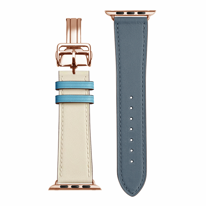 Rose Gouden Gesp Riem Voor App - Smartwatch Accessories Shop recensie en prijs