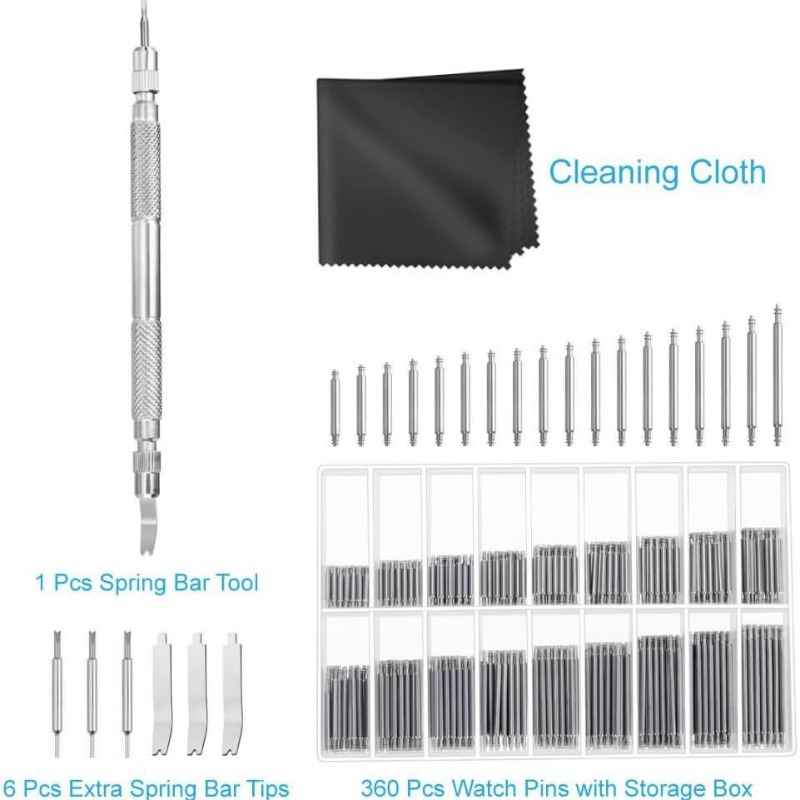 Universele 368-delige horloger - Tool Kit Strap Change recensie en prijs