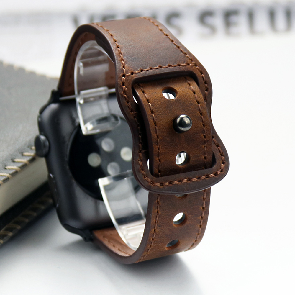 Lederen Correa Band Voor Apple - Smartwatch Accessories Shop recensie en prijs